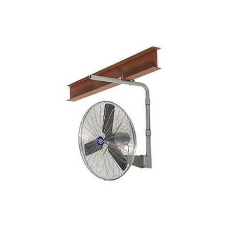 Global Industrial Deluxe Fan, I-Beam Mount, 30 in Blade Dia, 120V 795972